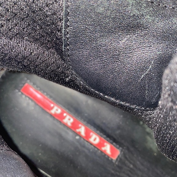 Prada Americas Cup Hightop Sneakers - Picture 6 of 11